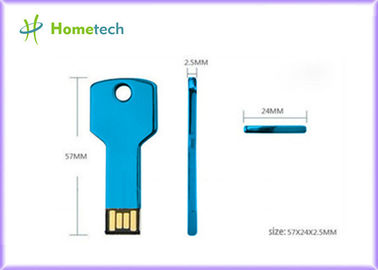 Regalo 4GB - serigrafia chiave di alluminio di promozione di USB di forma del metallo 32GB
