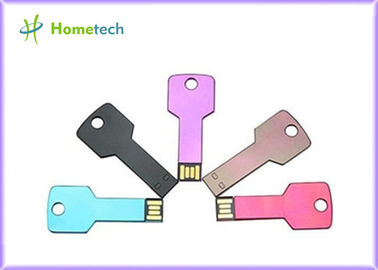 Il flash su misura di USB 2.0 di USB a forma di mini chiave Pendrive del metallo di 2GB 4GB 8GB guida