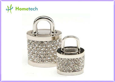 Bastone ad alta velocità dell'istantaneo di USB 2.0 del diamante del diamante 16GB, chiavetta USB a cristallo della serratura