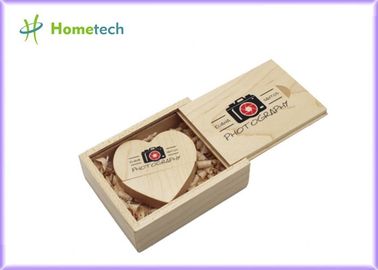 Stampa su ordinazione di legno di colore pieno di LOGO della penna 64GB del memory stick dell'USB Flash di ECO impermeabile