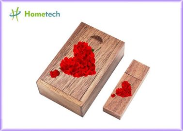 Velocità di lettura di legno del disco 5-15MB/S dei memory stick U del Usb di Engaved di logo per nozze