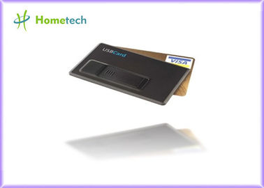 La penna di plastica del dispositivo di archiviazione di USB della carta di credito di capacità elevata 32gb guida il memory stick