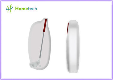 Trasferimento di file bianco di forma della borsa del bastone di golf di chiavetta USB del fumetto