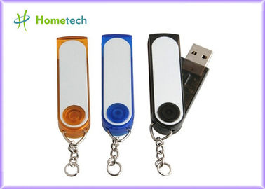 Bastoni di plastica trasparenti di USB di torsione personali con keychain