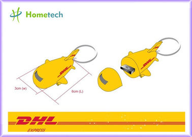 Il fumetto di forma dell'aeroplano ha personalizzato la gomma molle di chiavetta USB per i ragazzi 4GB/8GB