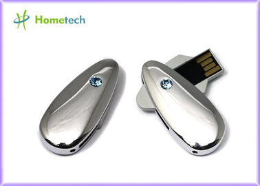 Il metallo/bastoni di cristallo di USB di torsione, regali incisi USB di 4G 8G attacca