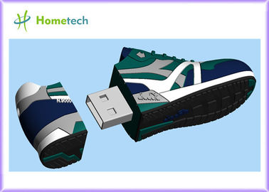 Logo su ordinazione 8GB 16GB 32Gb di USB 2.0 dell'azionamento della penna delle scarpe di sport 64 GB di chiavetta USB, prodotti caldi di vendita del bastone del usb del regalo