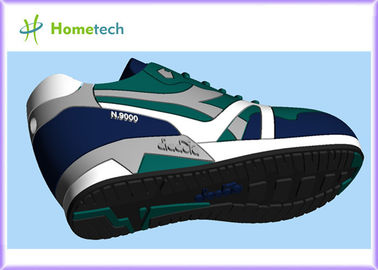 La scarpa da tennis ad alta velocità ha modellato la chiavetta USB su misura, CHIAVI USB del PVC a forma di scarpa