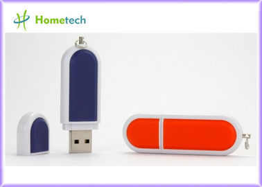 Memoria di plastica BLU/ARANCIO di USB di chiavetta USB 2,0 con il chip del grado A