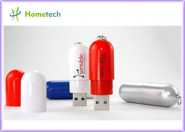 Azionamento istantaneo del usb 2,0 di plastica svegli di chiavetta USB 32gb della capsula/chiavetta USB portatile del pollice