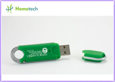 La chiavetta USB di plastica promozionale VERDE, USB Flash in serie 2gb guida