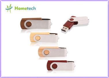 Torca il memory stick della parte girevole 4GB 8GB 16GB 32G di LOGO personale chiavetta USB di legno