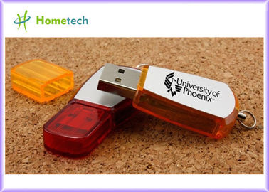 La chiavetta USB personale plastica rossa, ufficio ha personalizzato le chiavi del usb
