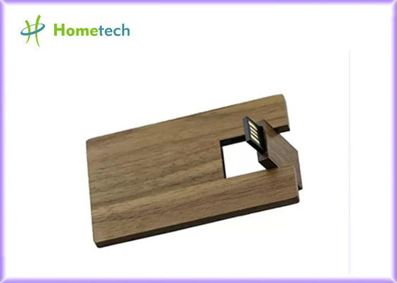 Memory stick di legno dell'azionamento dell'istantaneo di USB 2.0 della carta della noce