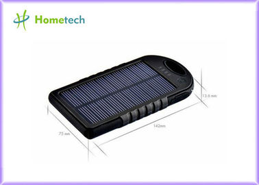 La Banca solare di potere del rossetto/porta USB doppia batteria esterna del caricatore