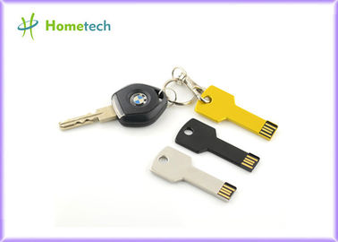 Chiavetta USB a forma di di chiave d'argento del metallo, chiave impermeabile del chip di memoria