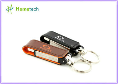 Alta velocità di cuoio nera/rossa/di giallo USB Flash del disco 1GB 2GB
