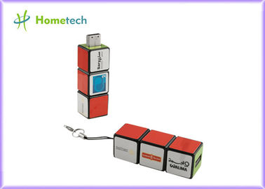 1GB, penna magica di USB del cubo di Rubik di chiavetta USB di plastica 2GB guida